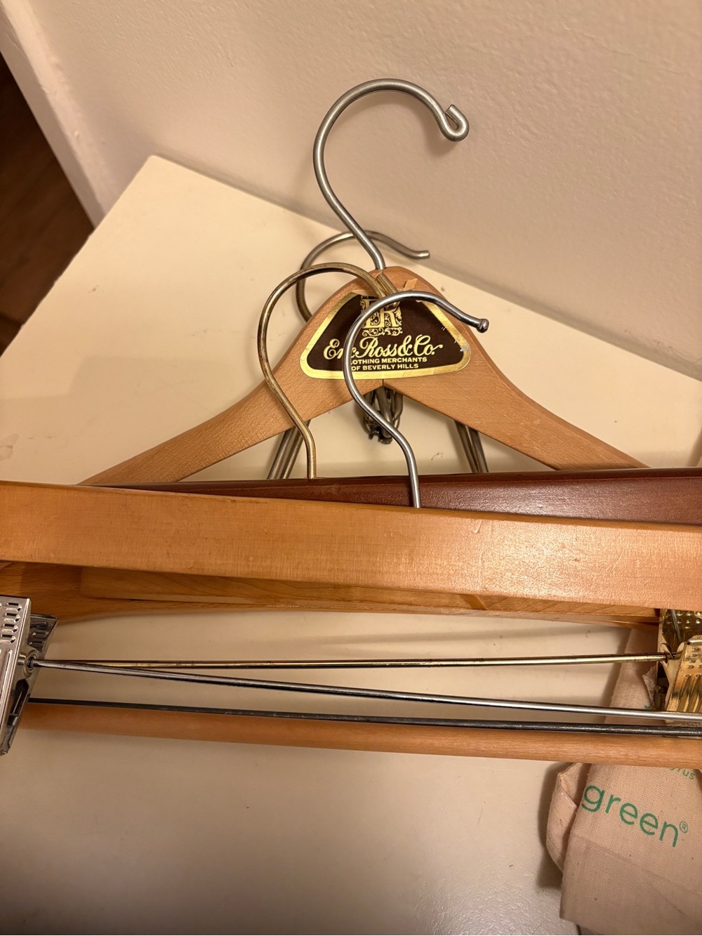 Set of vintage wooden hangers. Offers accepted.